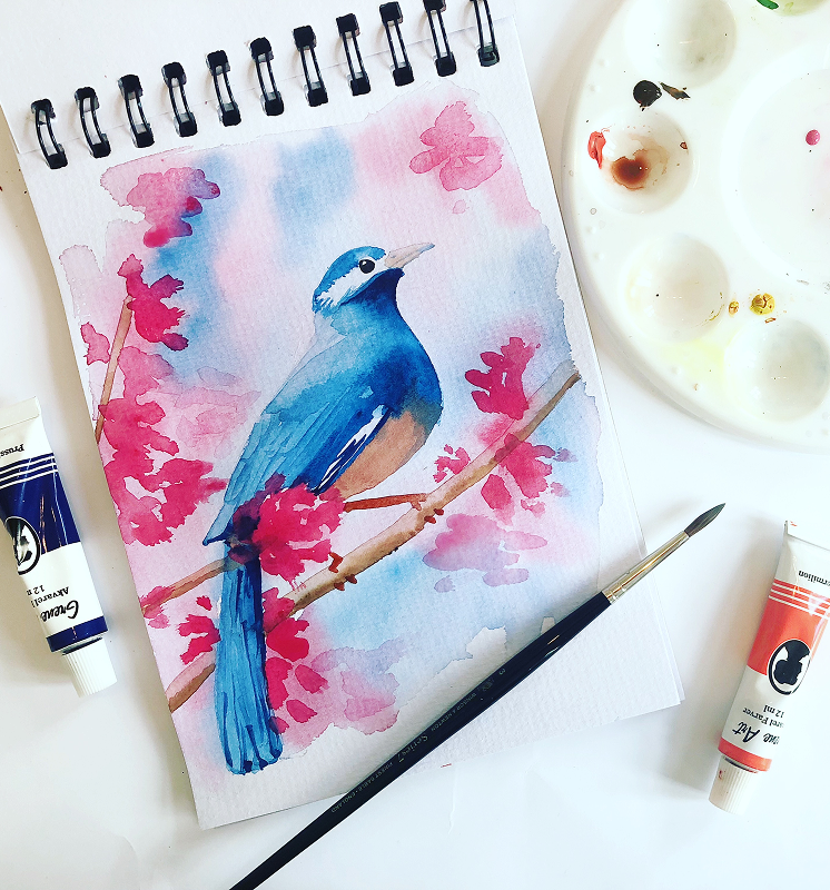 Watercolor process 2